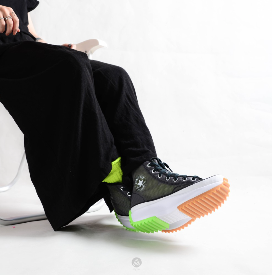 Converse Run Star Hike 黑色 白色 厚底 平民款 JW 167851C