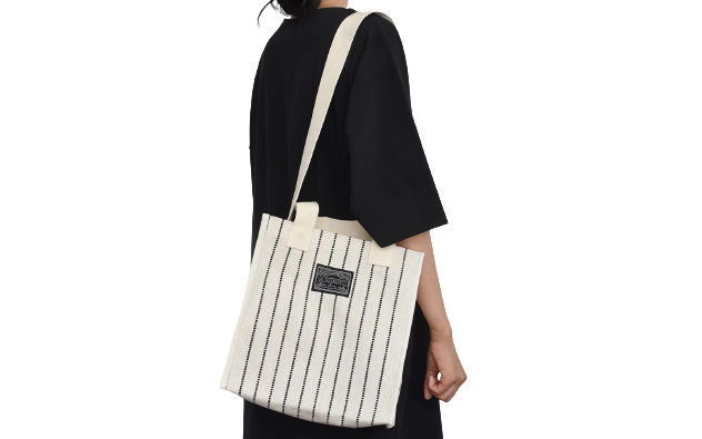 kbp Black Stitch Bag (Kunst Bag) 帆布黑白車線袋（藝術袋）