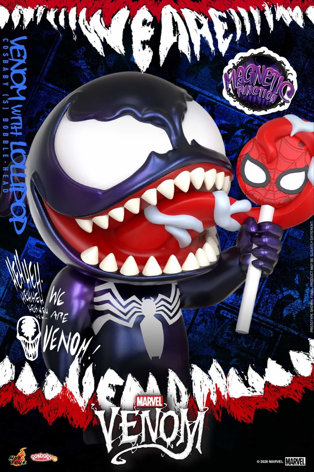 Hot Toys Venom with Lollipop Cosbaby COSB827