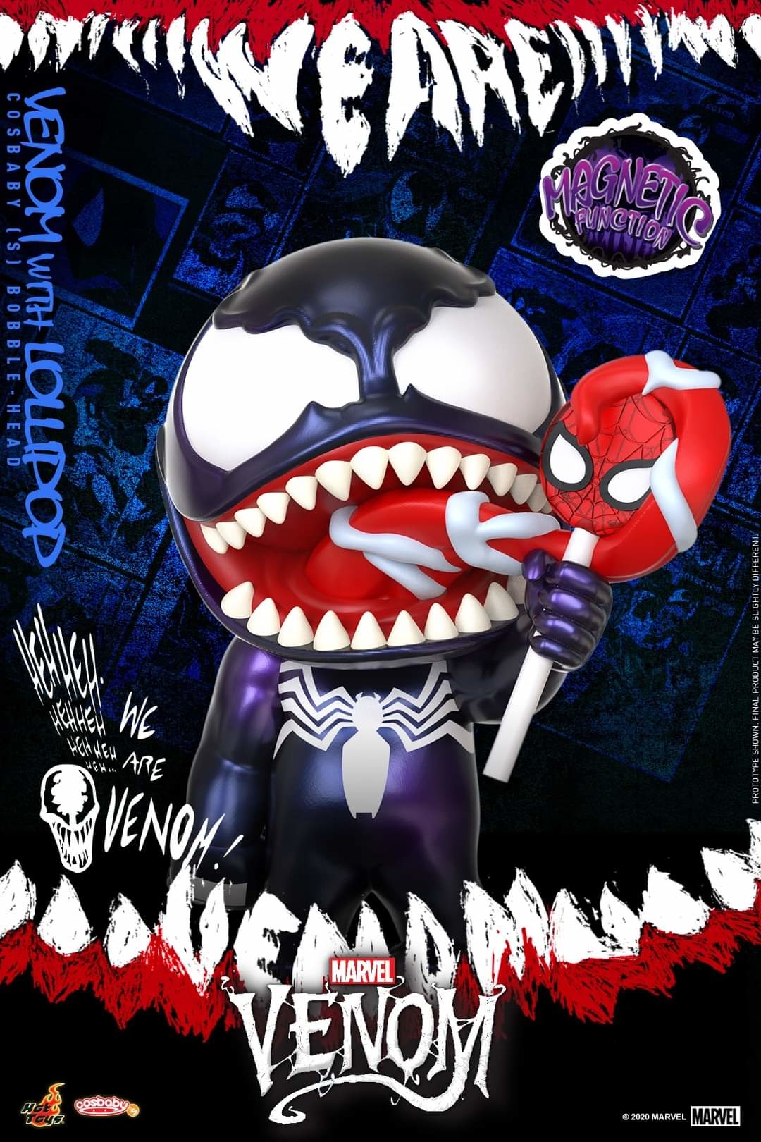 Hot Toys Venom with Lollipop Cosbaby COSB827