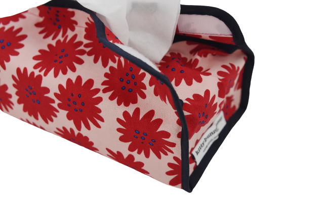 kbp Salvia Low Tissuebox Cover（鼠尾草圖案）紙布盒布套