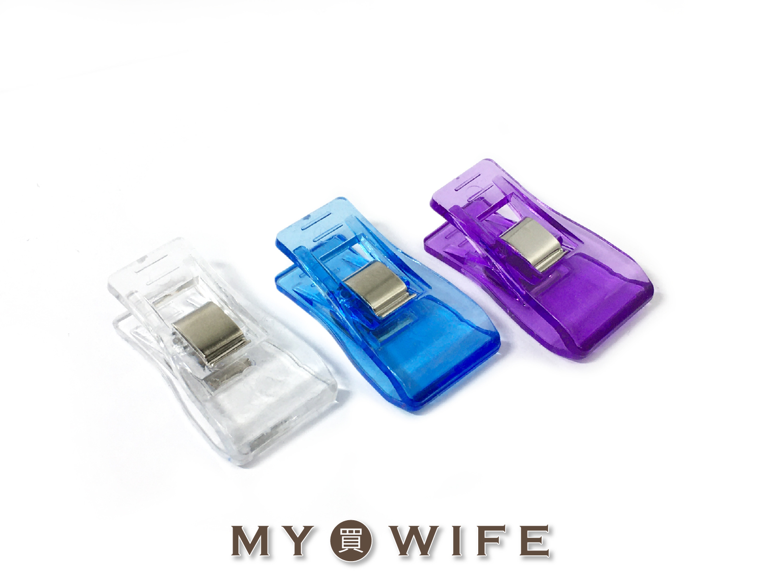 寬口塑膠固定夾_寬口塑膠強力夾_50入