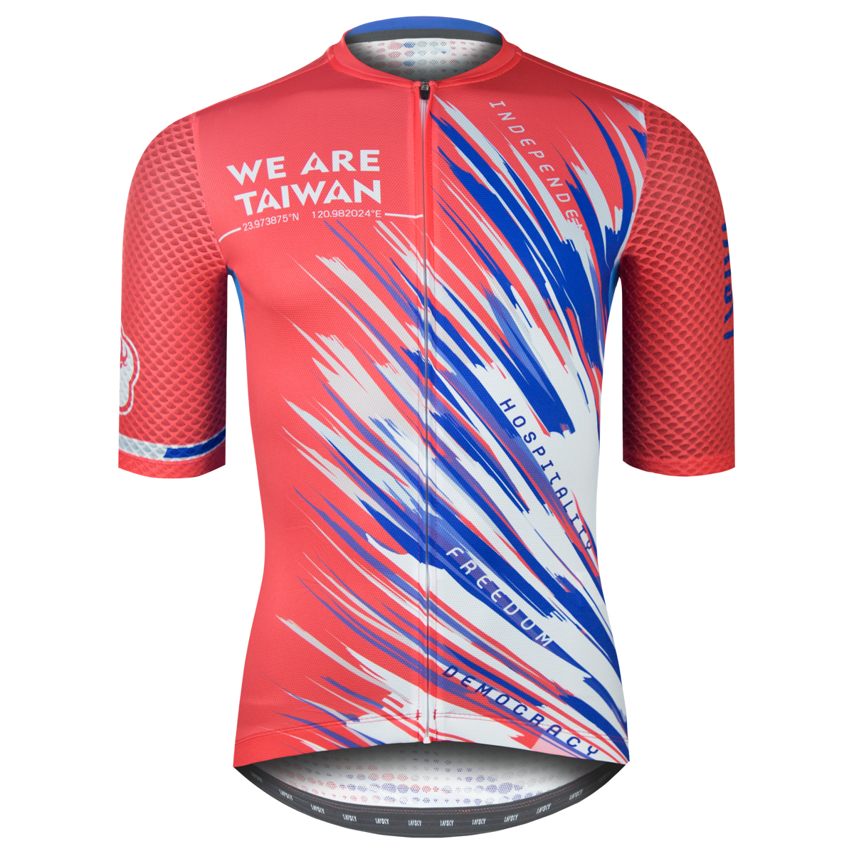 男款短車衣 雙十綻放 紅 2020年國慶款