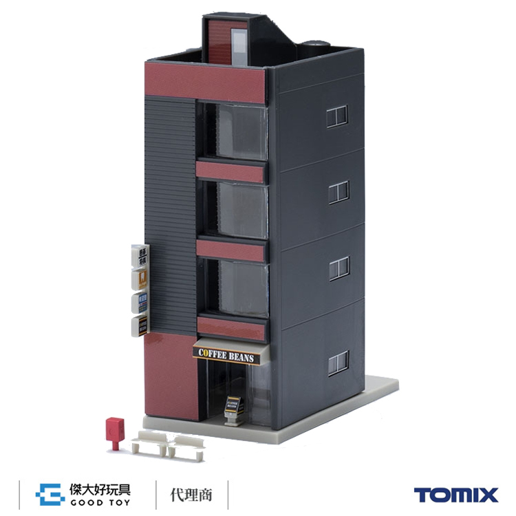 TOMIX 4242 Small Size Office Building A (Dark Gray)