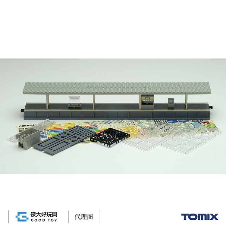 TOMIX 4278 建物 島式月台 (都市型)小賣店 附照明 延長部