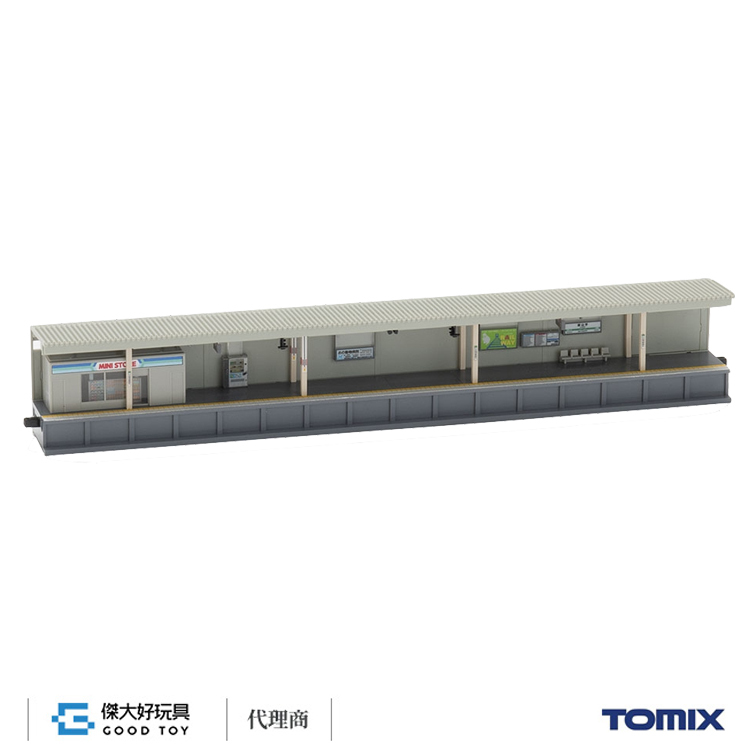 TOMIX 4287 建物 對向式月台 (都市型)便利店 附照明 延長部