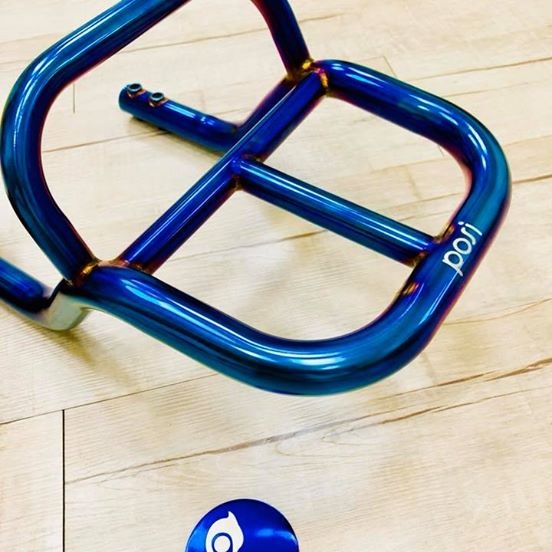 POSI 鍍鈦時尚小貨架 GOGORO2 白鐵貨架 後箱架