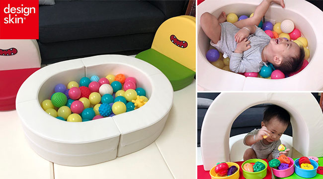 韓國design skin 圓形蛋糕沙發 |虎寶媽