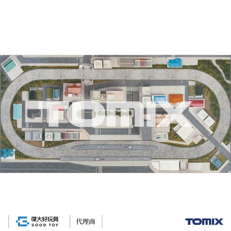 TOMIX 8192 沙盤全景墊 (城市)