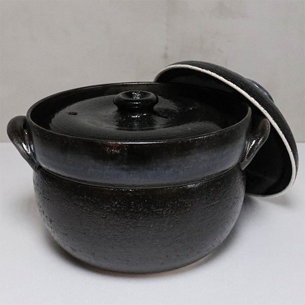 【萬古燒】瑠璃釉4合炊飯鍋