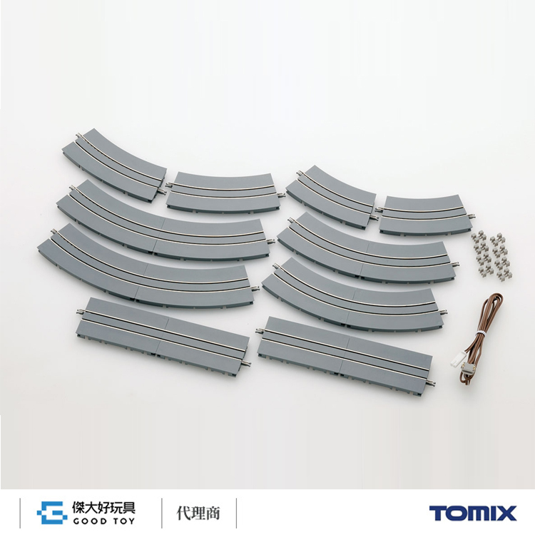 TOMIX 91086 軌道組(迷你) 寬路基路面電車軌道 基本環狀 (MA-WT)