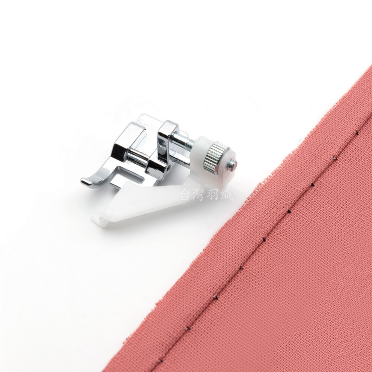 〔家用型〕暗針縫壓布腳-白色擋板