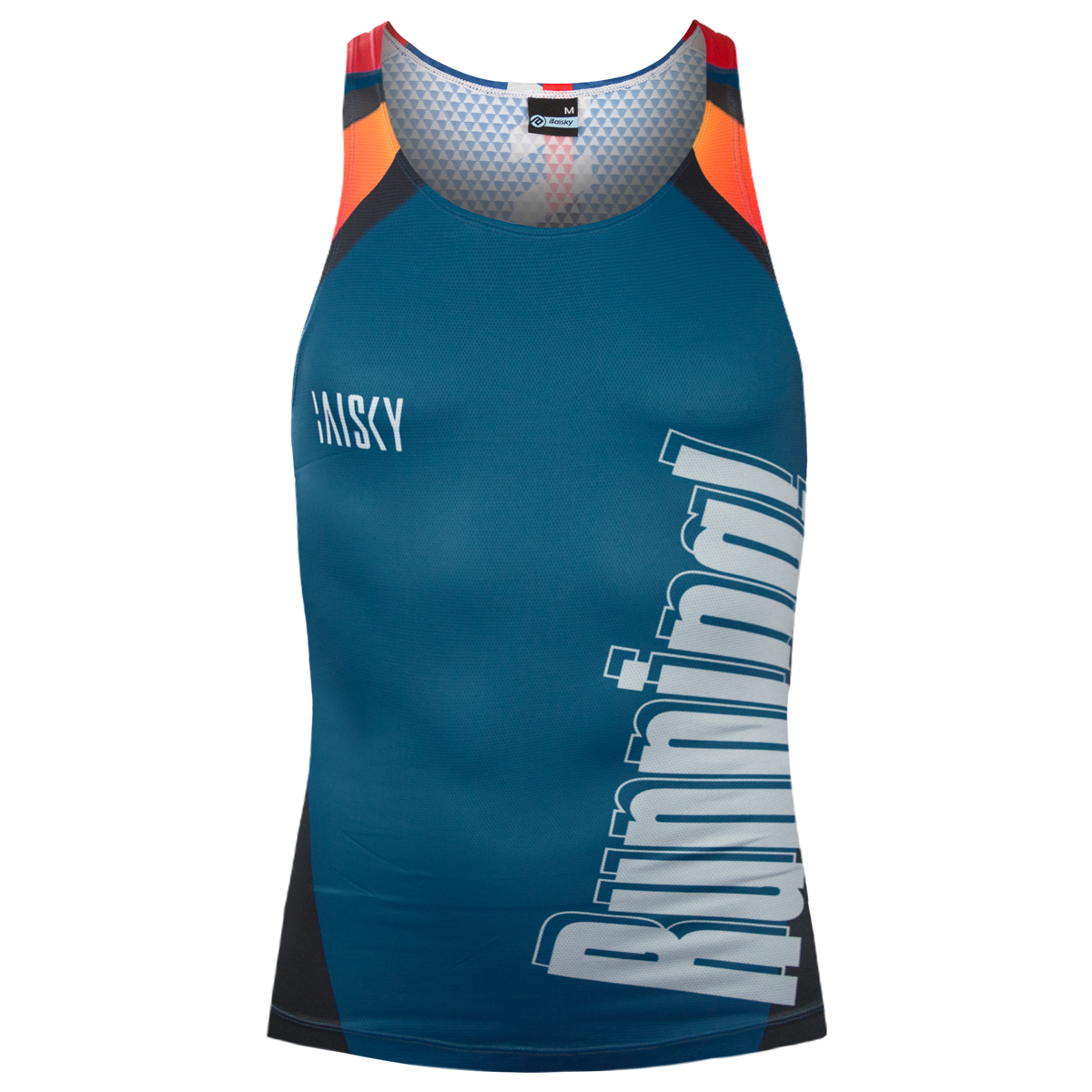 男款慢跑背心 Let`s get Running 藍