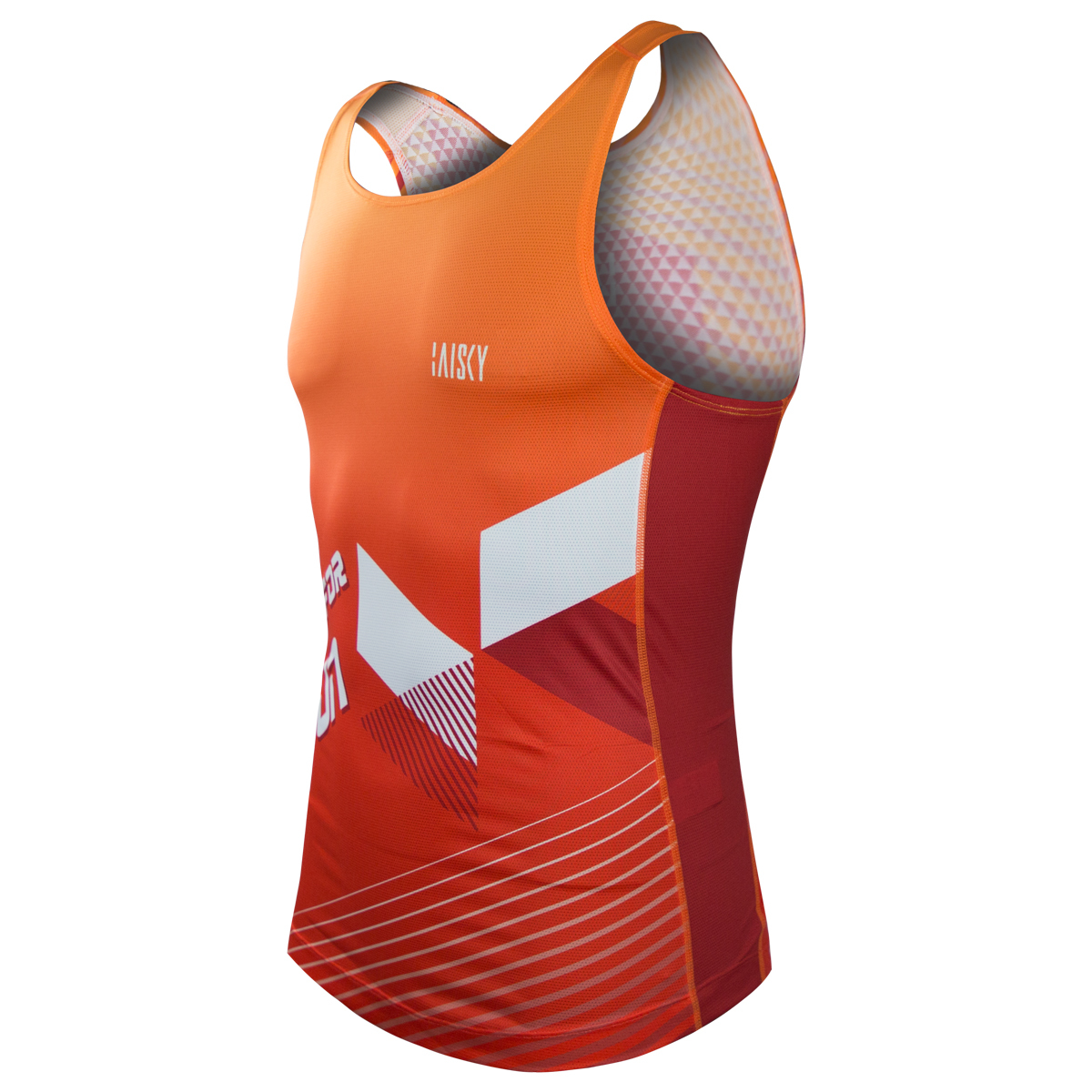 男款慢跑背心 Run for Fun 紅