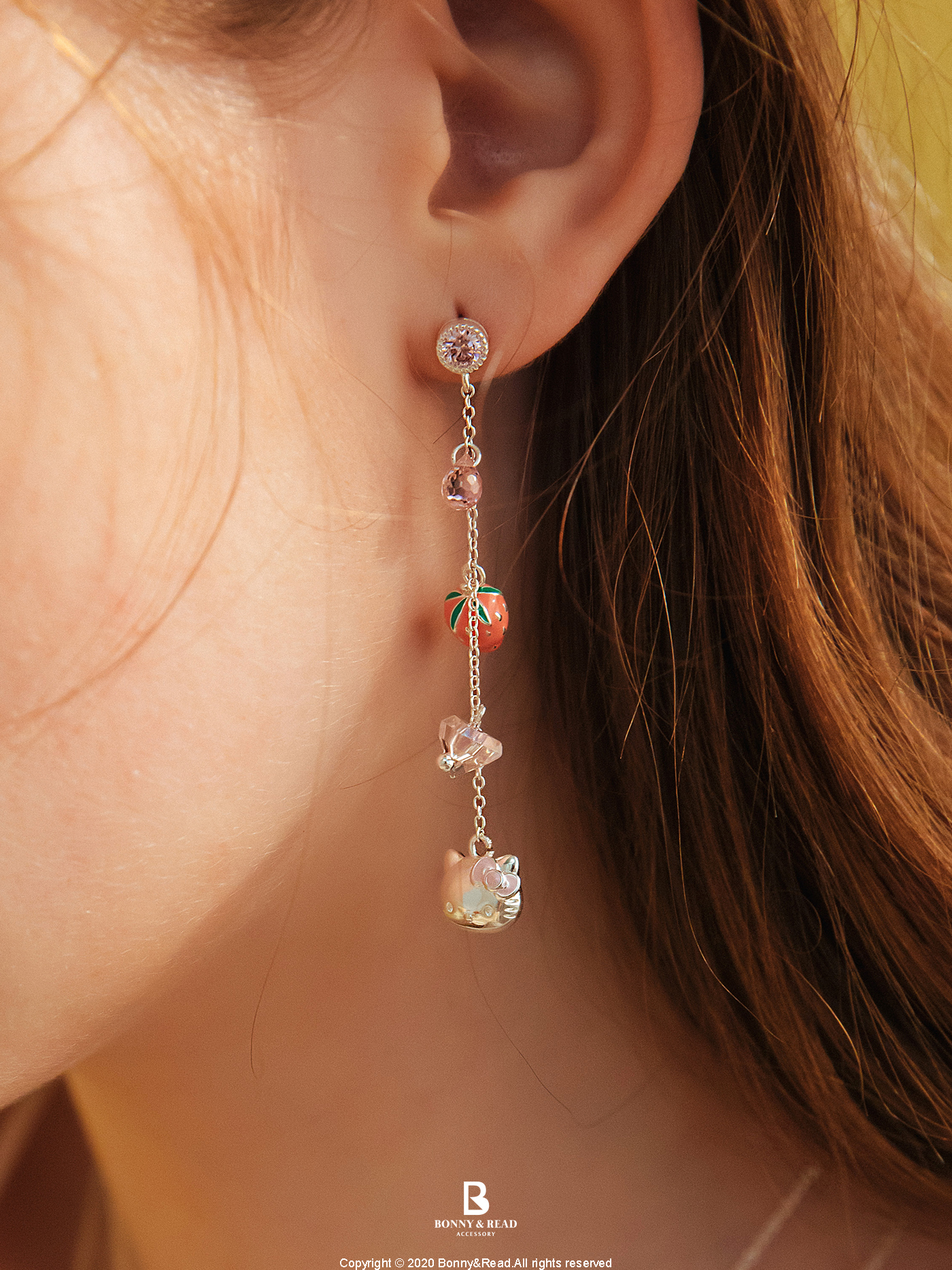 三麗鷗獨家聯名,Hello Kitty,Hello Kitty耳環,凱蒂貓,聯名款