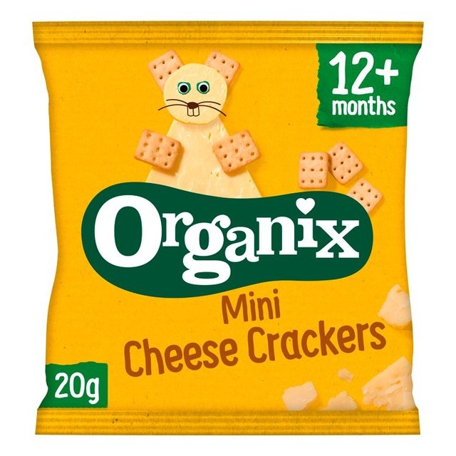 Organix Mini Cheese Crackers (4 x 20g) (92324)