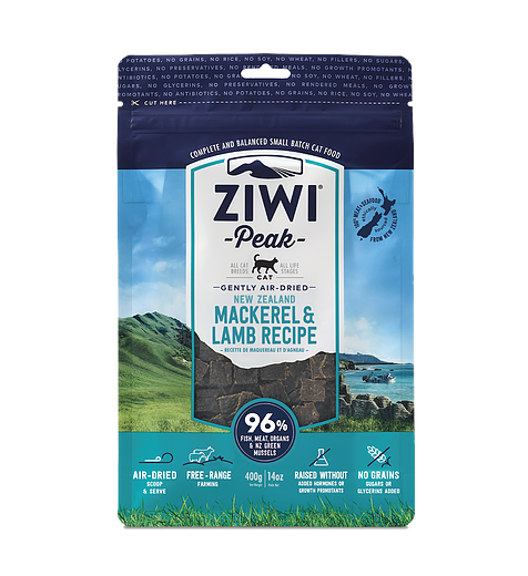 Ziwi Peak ZIWI® Peak Air-Dried Mackerel & Lamb Recipe for Cats．400g/1kg