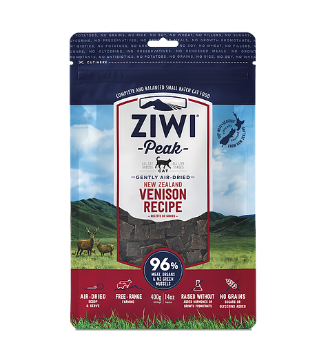 ZIWI® Peak Air-Dried Recipe for Cats - Venison．400g/1kg