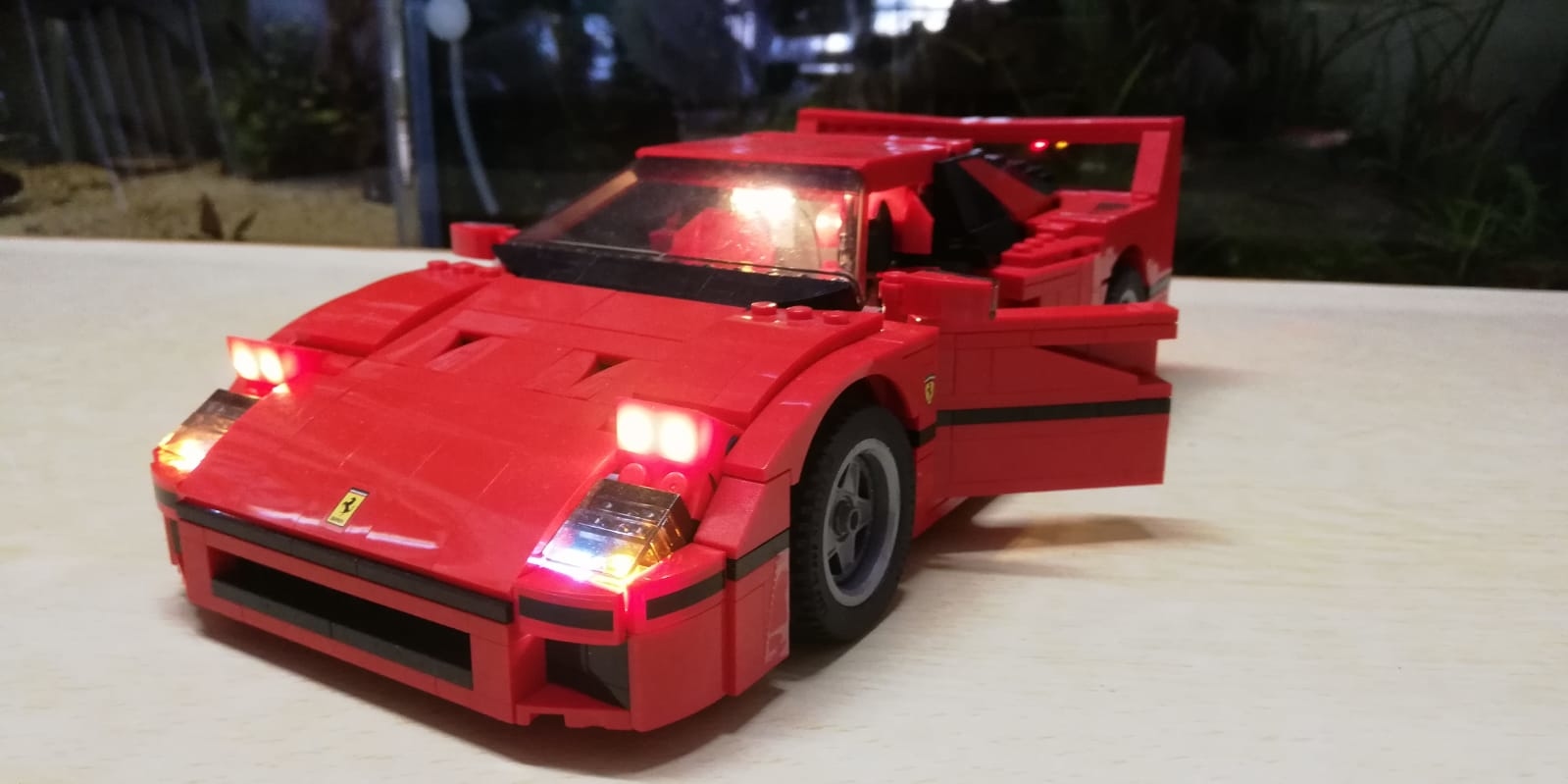 moc LED light for LEGO 10248 Ferrari F40 Light Kit