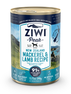 ZIWI® Peak Wet Mackerel & Lamb Recipe for Dogs．170g/390g