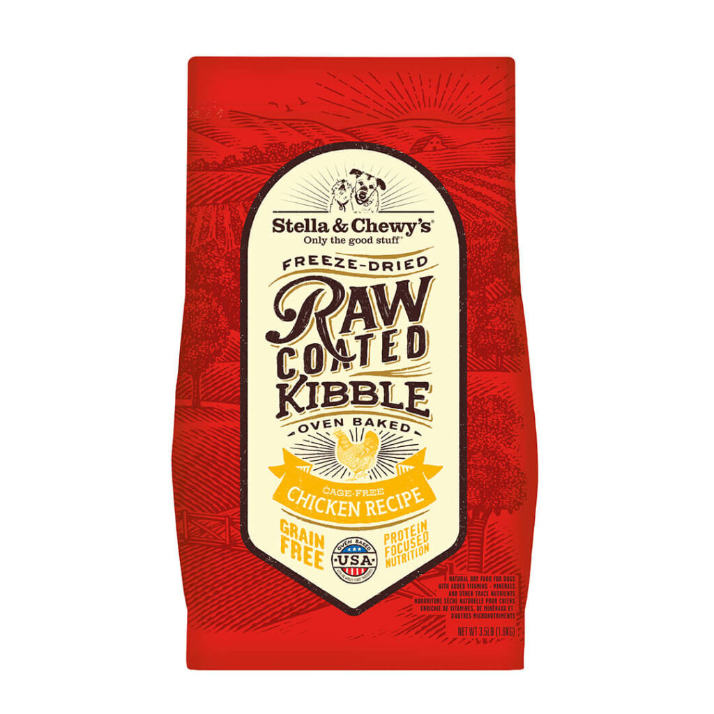 Stella & Chewy's CAGE-FREE CHICKEN RAW COATED KIBBLE．3.5lb/10lb/22lb