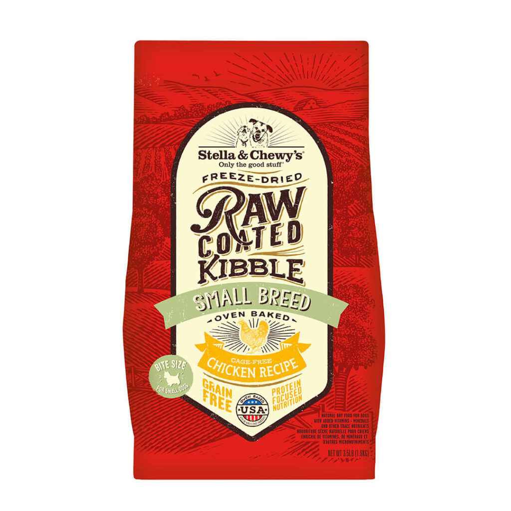 Stella & Chewy's CAGE-FREE CHICKEN RAW COATED KIBBLE FOR SMALL BREEDS．3.5lb/10lb