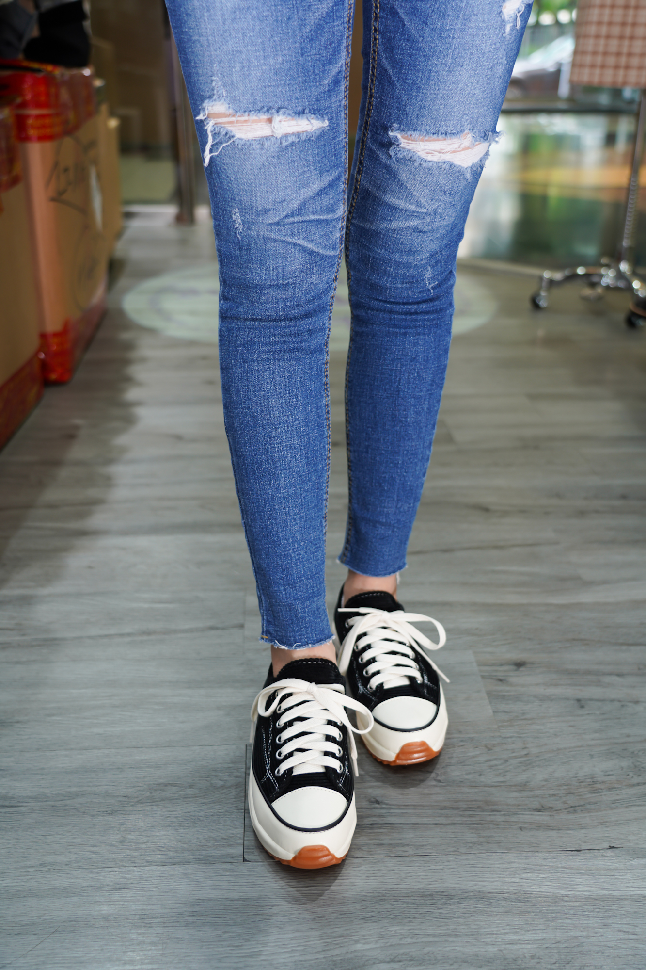 薄燈芯絨鞋(88011)