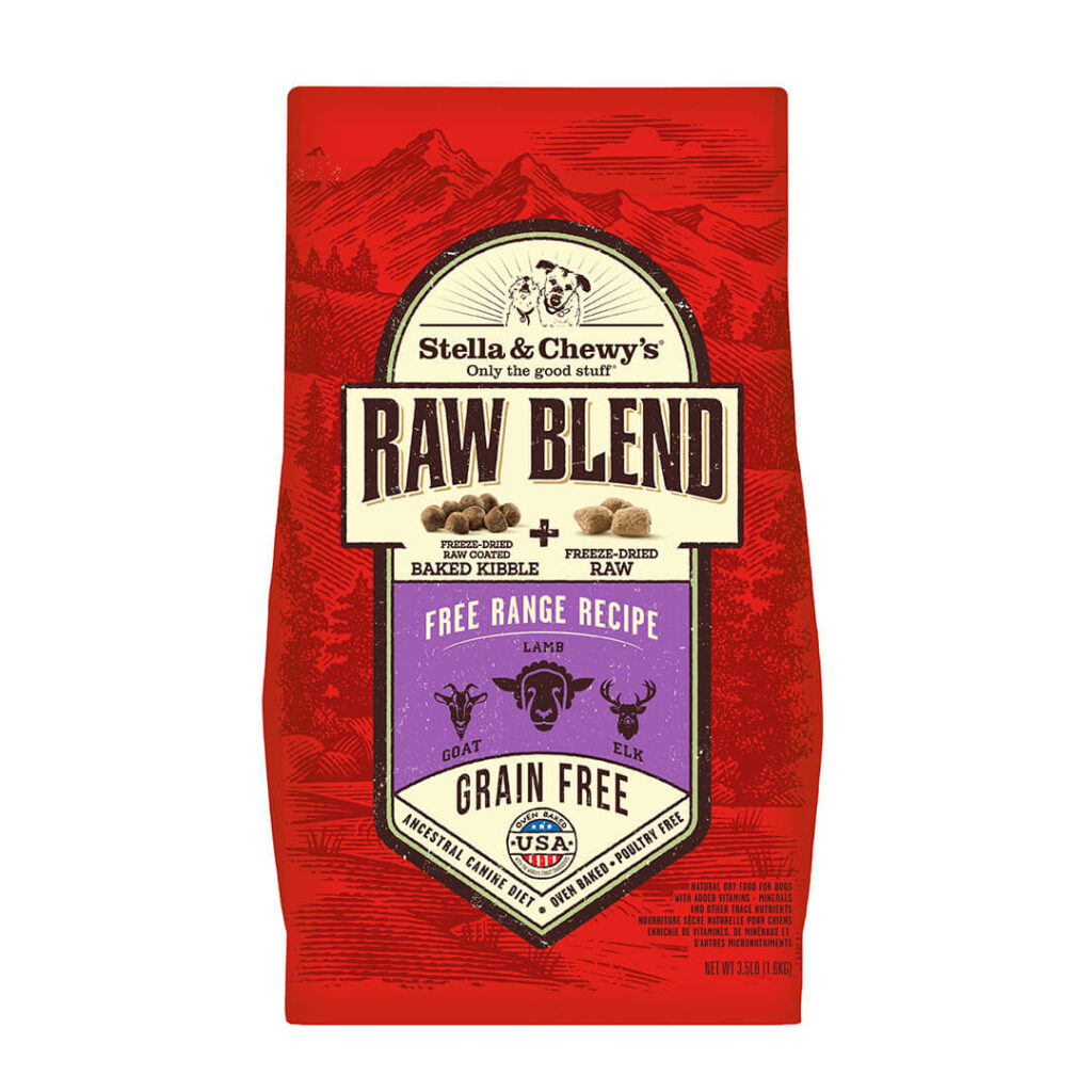 Stella & Chewy's FREE RANGE RAW BLEND KIBBLE．3.5lb/22lb