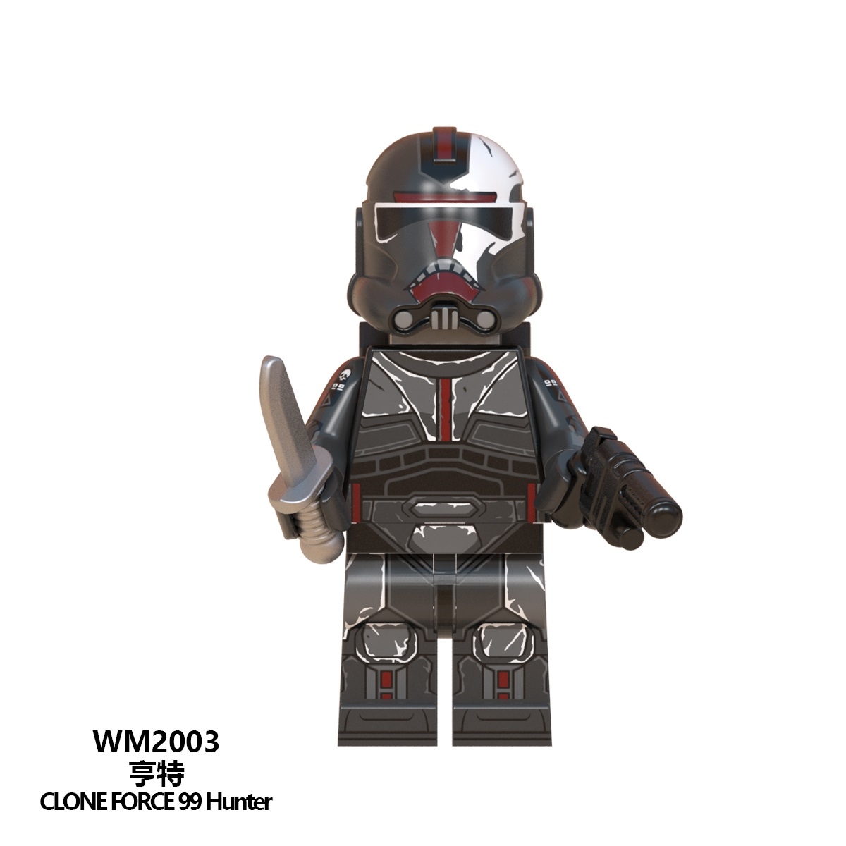 Hunter (Bad Batch/Clone Force 99)  Star Wars Custom Minifigs Fit Lego WM2003