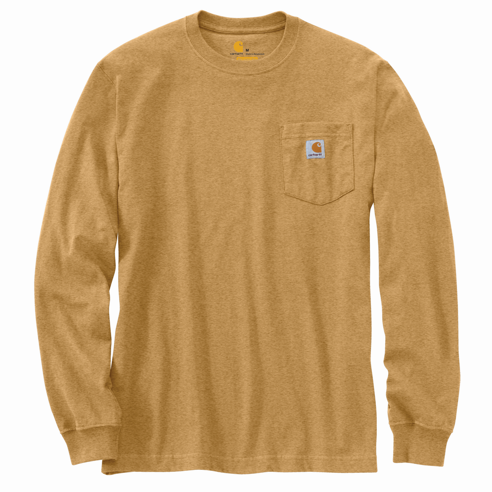 [現貨]  Carhartt 104438 Mountain Graphic LS Pocket Tee Yellow