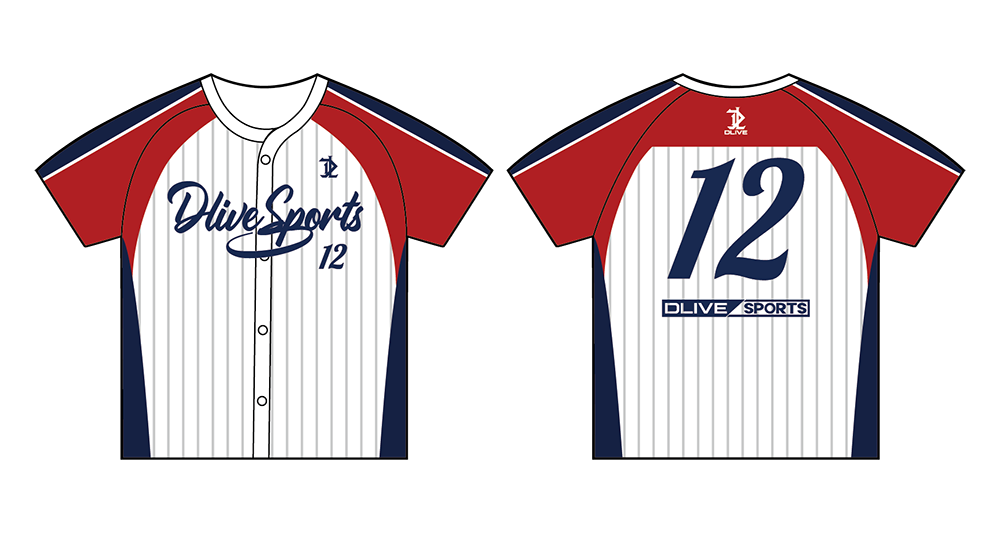 昇華棒球服上衣 - VINTAGE