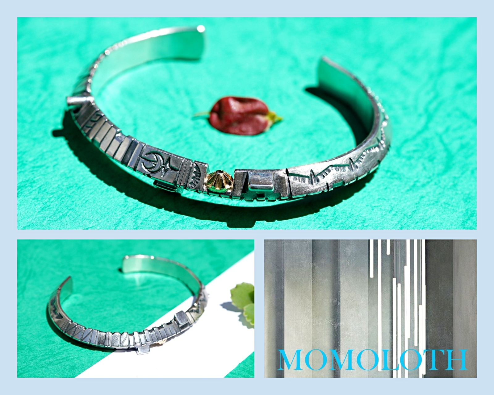 幾何拼接14K打印【手環】