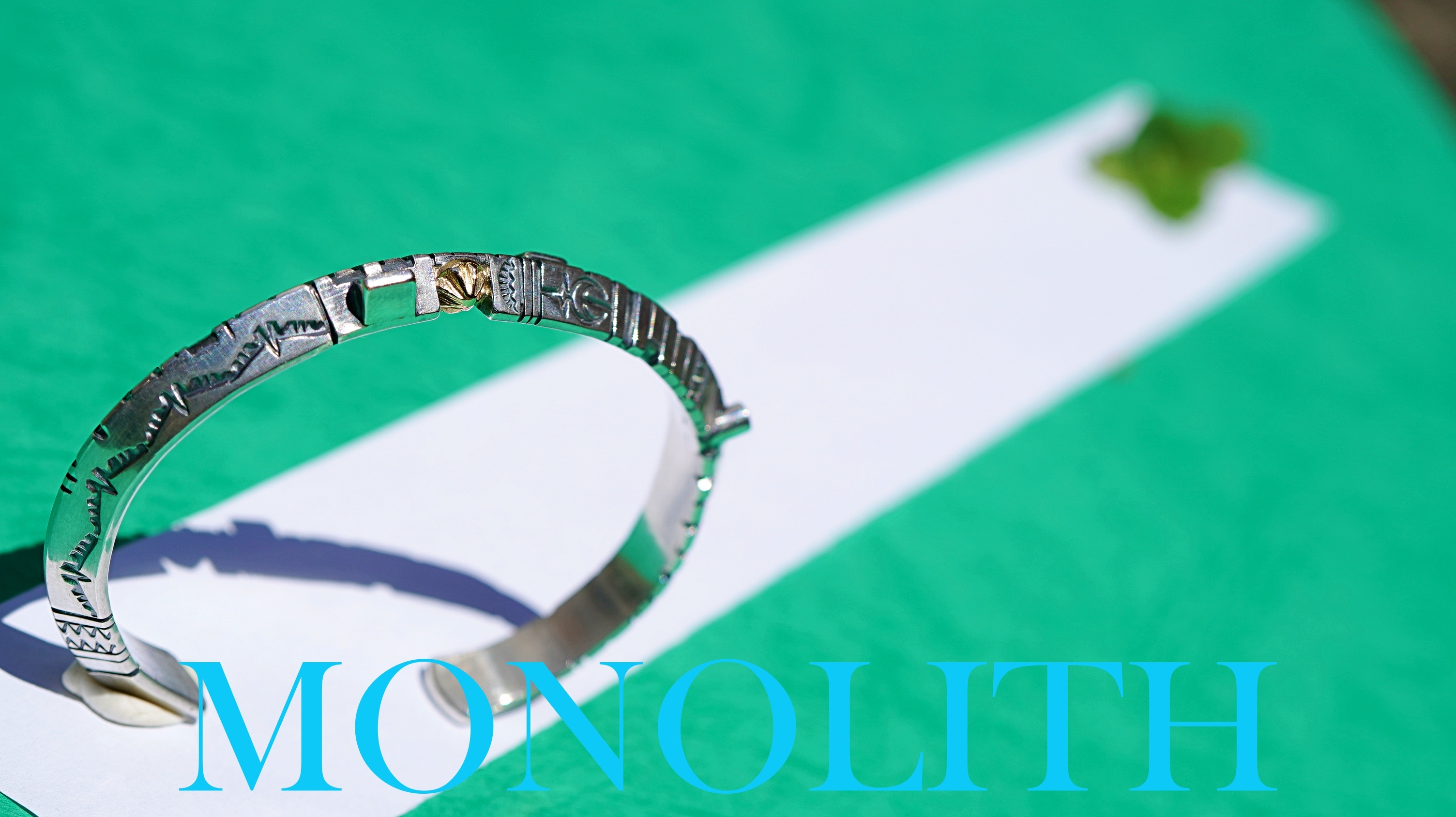 幾何拼接14K打印【手環】