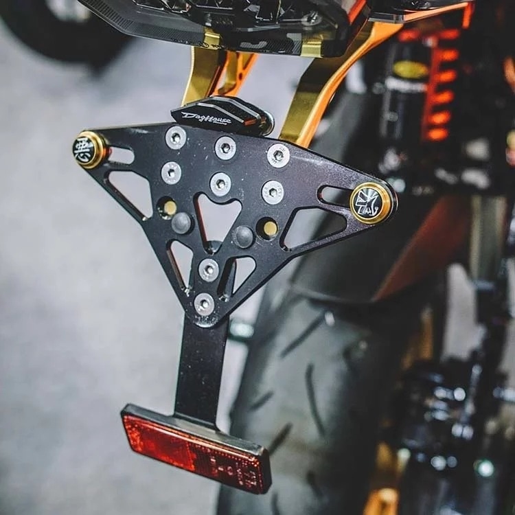 本田 MSX SF 125 CNC 組立式牌架組含牌照燈