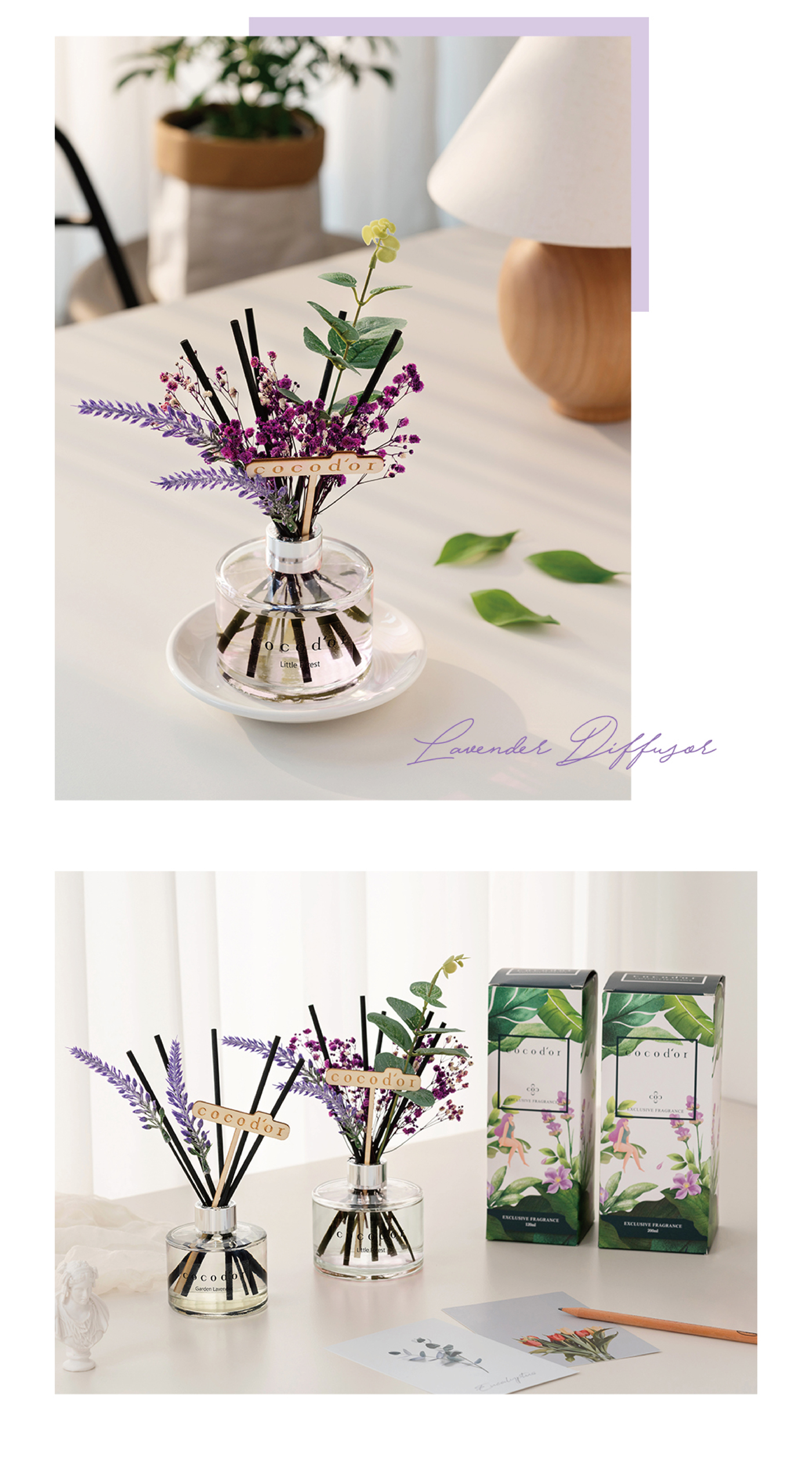 cocod'or 薰衣草系列擴香瓶