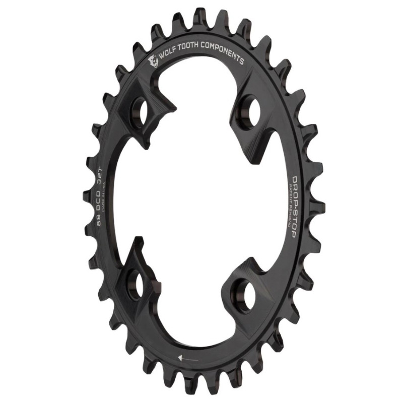 Wolftooth Drop-Stop BCD88x4 Direct Mount Chainring (For Shimano M985)