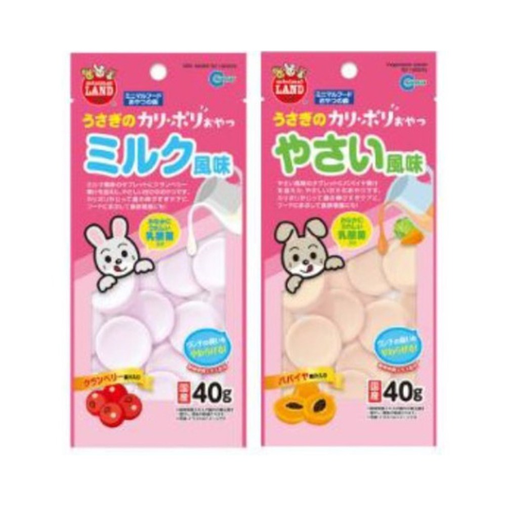 日本MARUKAN-小動物風味乳酸菌-木瓜/蔓越莓40g