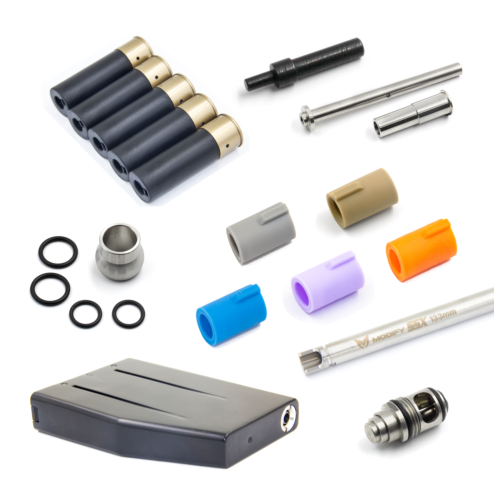 modify-airsoft-gas-blow-back-upgrade-parts-such-as-hop-up-bucking-inner-barrel-and-more