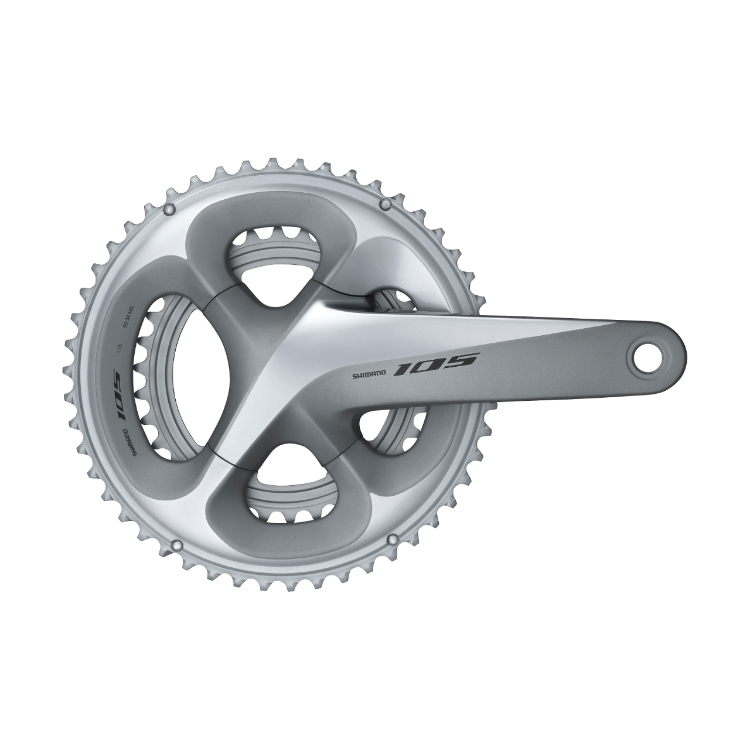 NOS Shimano 105 Crankset FC-1055 - 170mm Arms, 52/42T Chainrings - Square Taper
