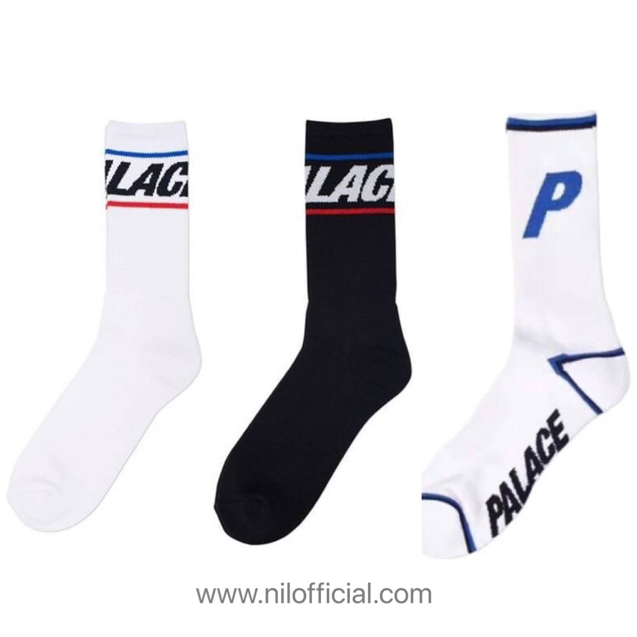 [現貨]  PALACE 襪子系列 P字 LOGO 字樣 長襪