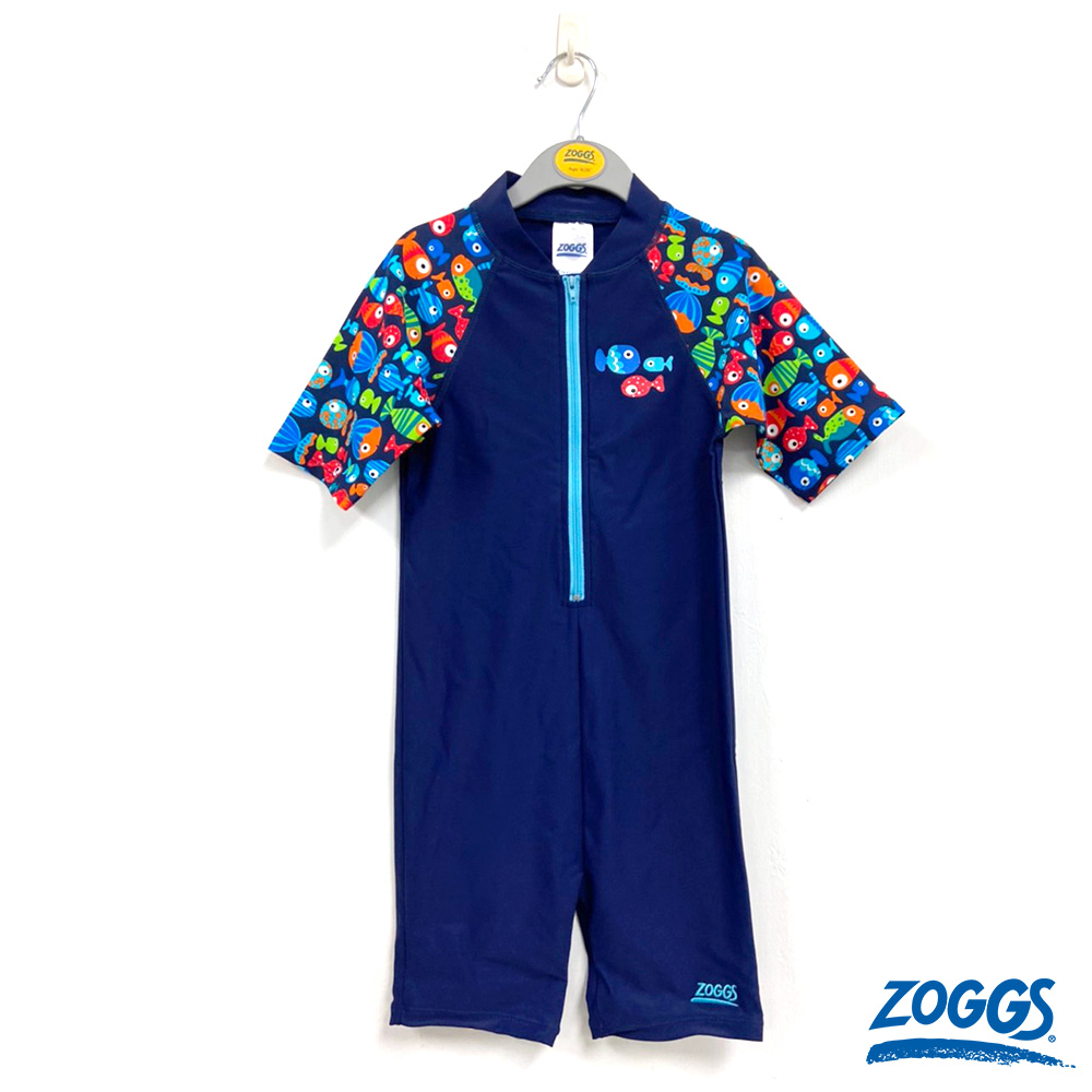 ZOGGS 幼童/青少《快樂魚》連身防曬泳衣