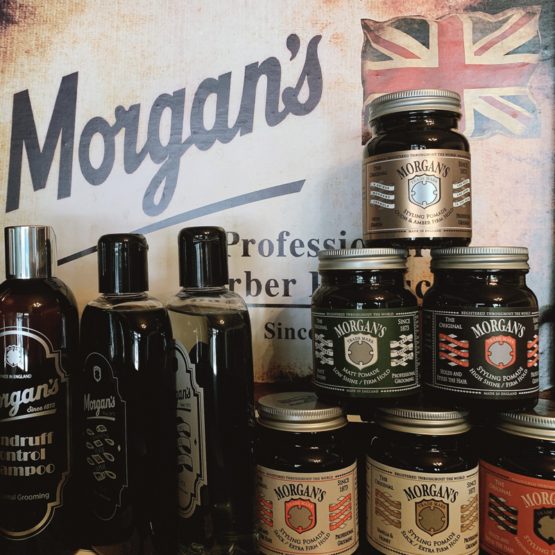 英國 Morgan's - 強力定型 護髮配方 水洗式髮油（金標）