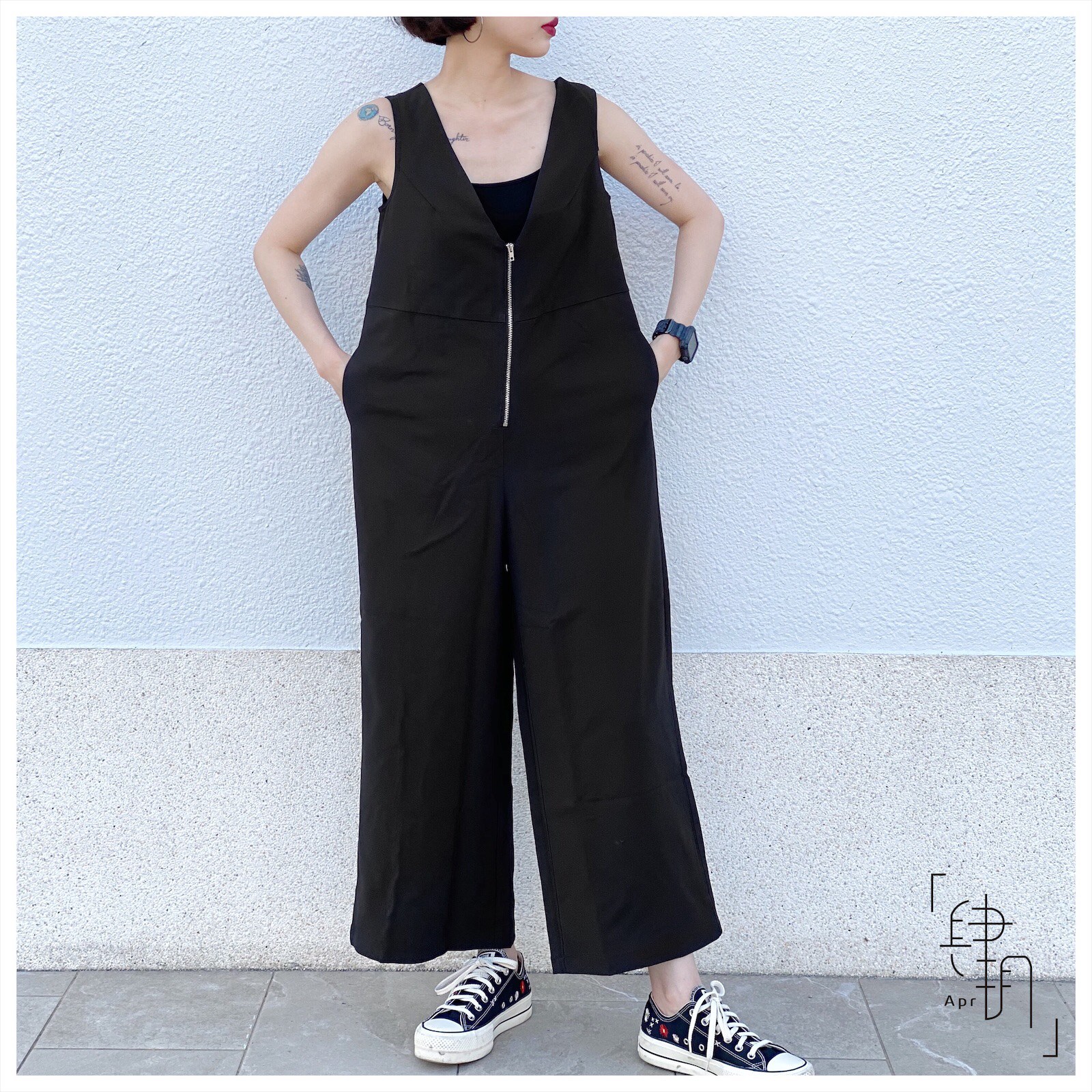 🇯🇵日牌titivate拉鍊吊帶褲