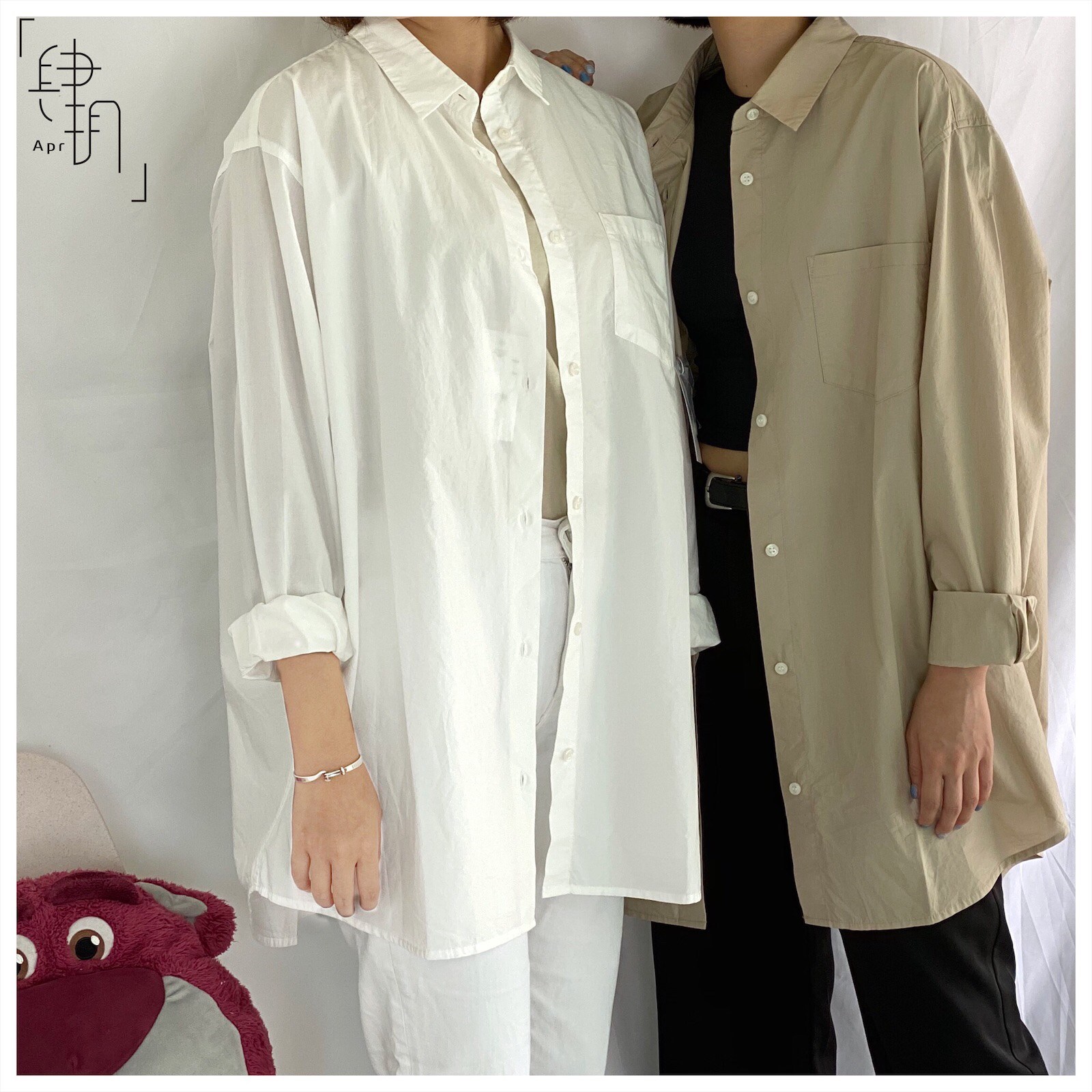 🇯🇵日牌LOWRYS FARM男友風落肩襯衫