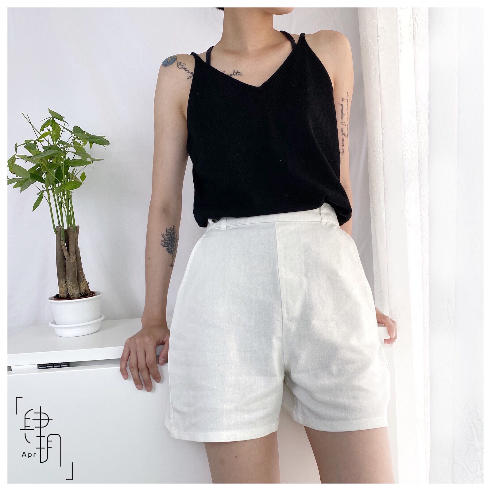 🇯🇵日牌 WEGO亞麻短褲