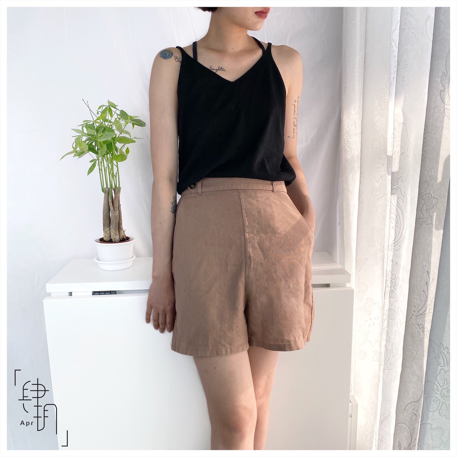 🇯🇵日牌 WEGO亞麻短褲