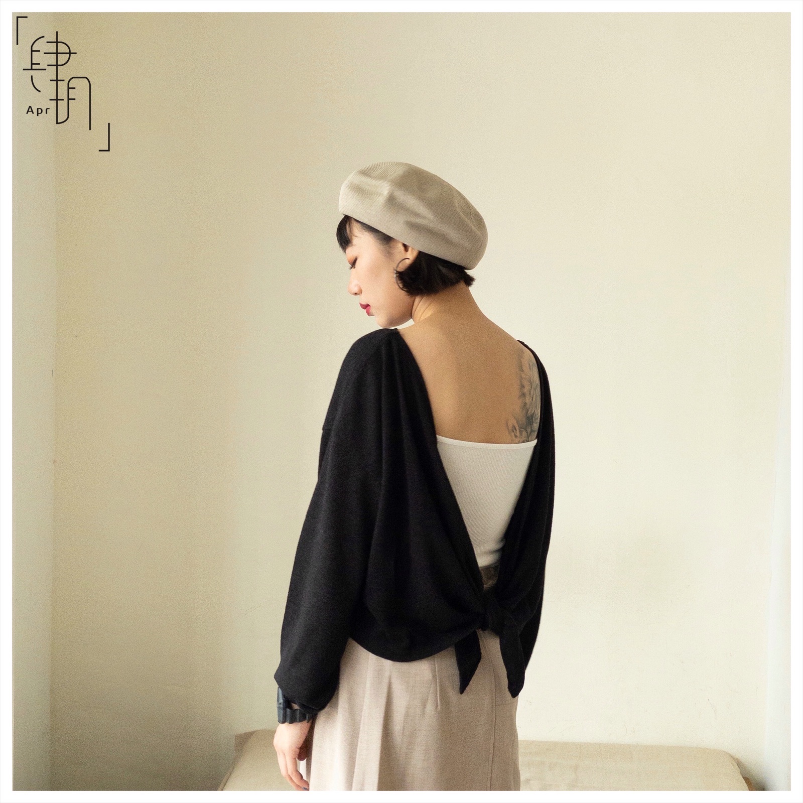 🇯🇵日牌E hyphen world gallery針織綁帶衫