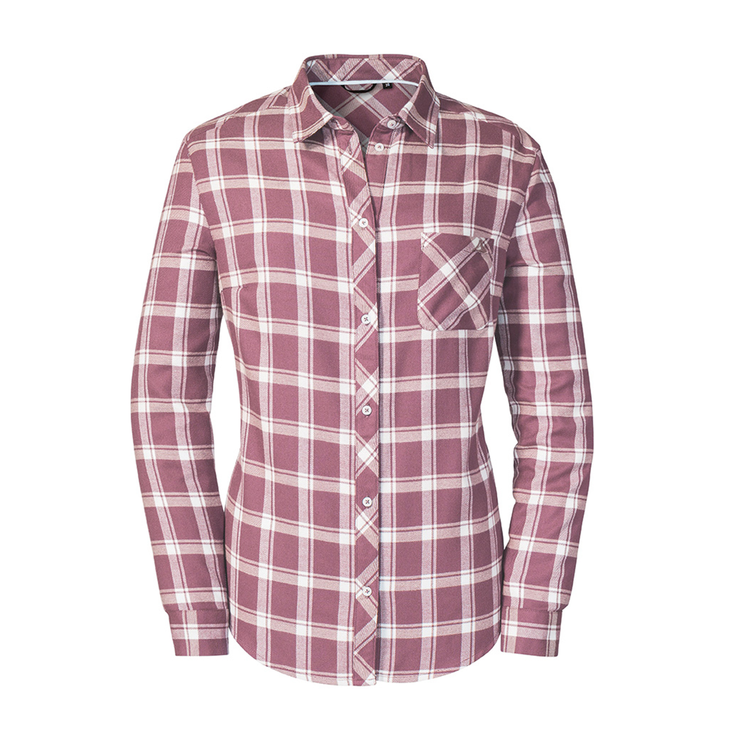 【Schoffel】女排汗抗UV長袖大格子襯衫 / 0SL20-12823-粉格紋