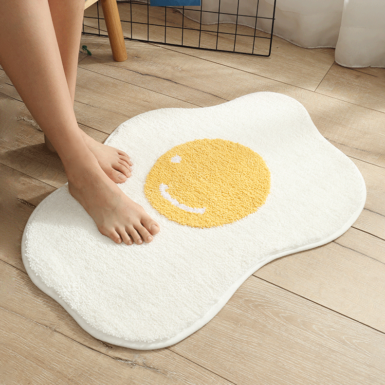 Morning! Poached Egg Floor Mat | Life WareHouse