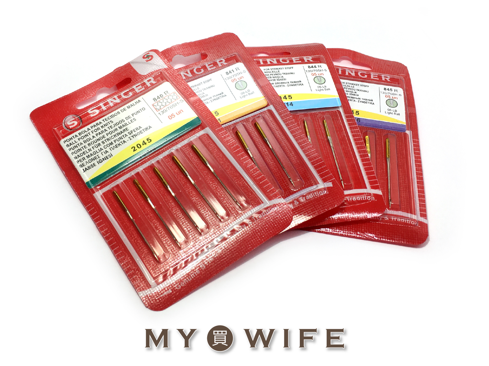 【SINGER】家用彈性車針(5支入)_2045系列_4規格